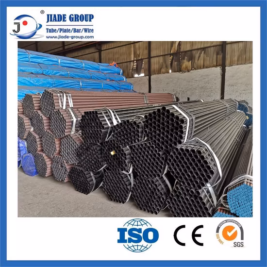 ASTM 304 A53 A36 Q235 Tuyau d'acier en acier au carbone galvanisé sans soudure en acier inoxydable